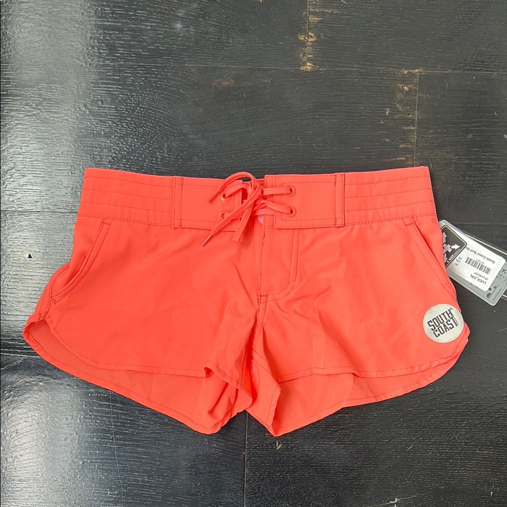 South Coast Women's Orange Performance Athletic Shorts Size XS